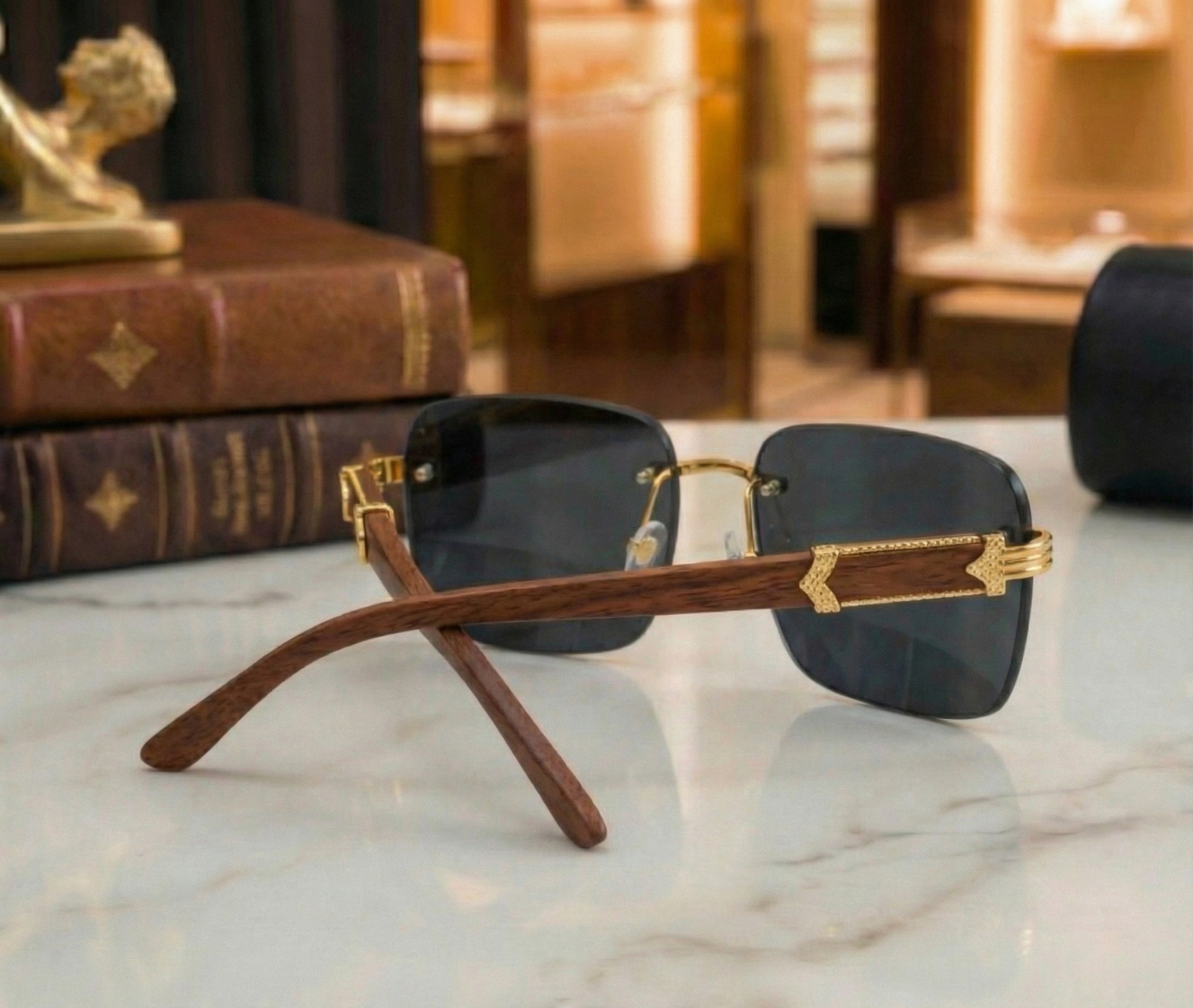 Luxury Rimless Sunglasses