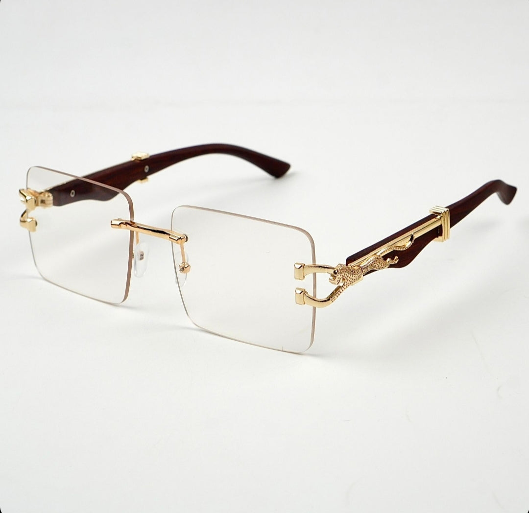 Transition Black – Rimless Sunglasses – S-1140